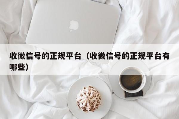 收微信号的正规平台（收微信号的正规平台有哪些）